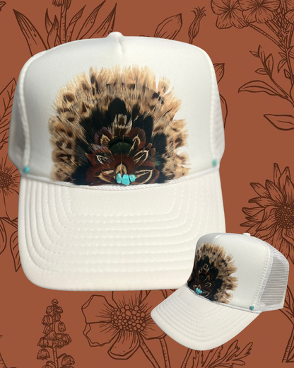 Gypsy Custom Feather Trucker Hat