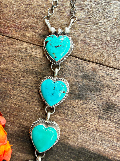 Vicky Hicks Heart Breaker Lariat Necklace