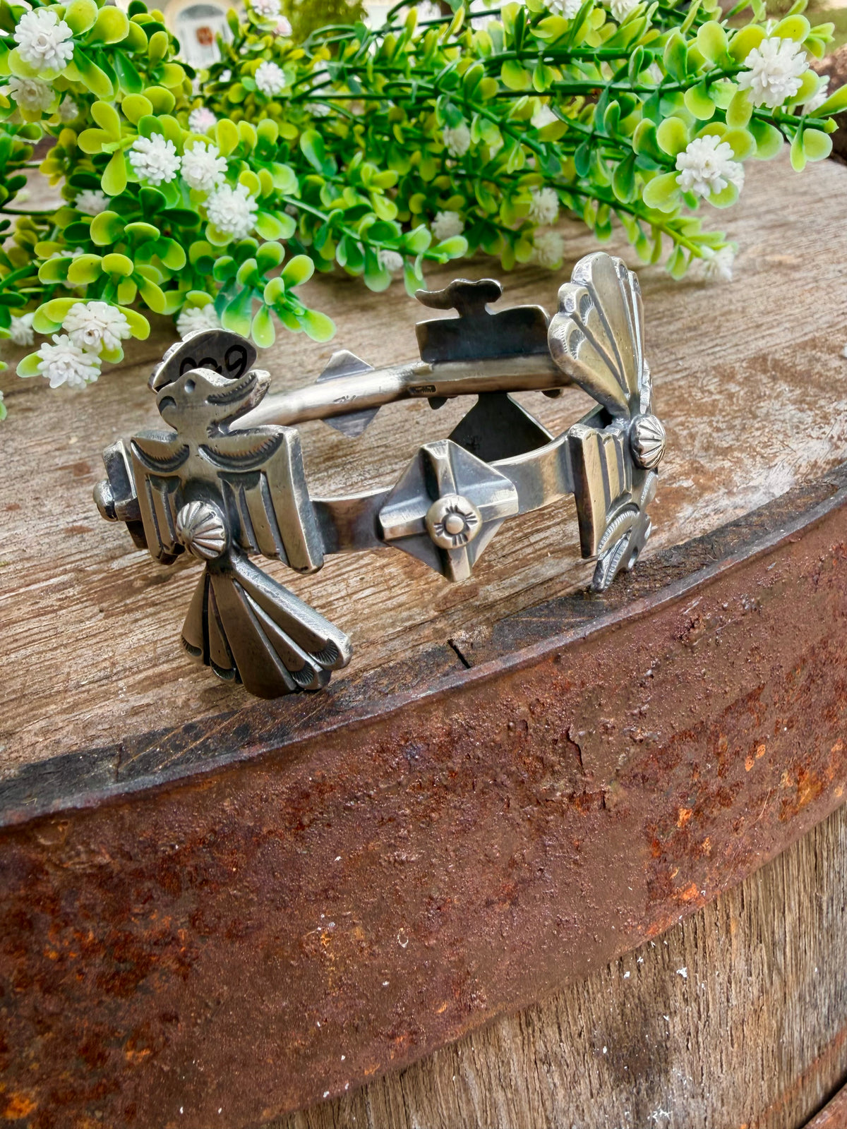 Chimney Butte Thunderbird Bangle Bracelet