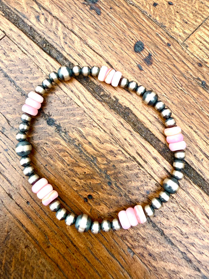 Desert Pearl Stretchy Bracelets | Native Strung