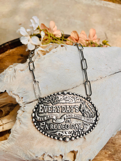 Mega Link Western Paperclip Necklaces