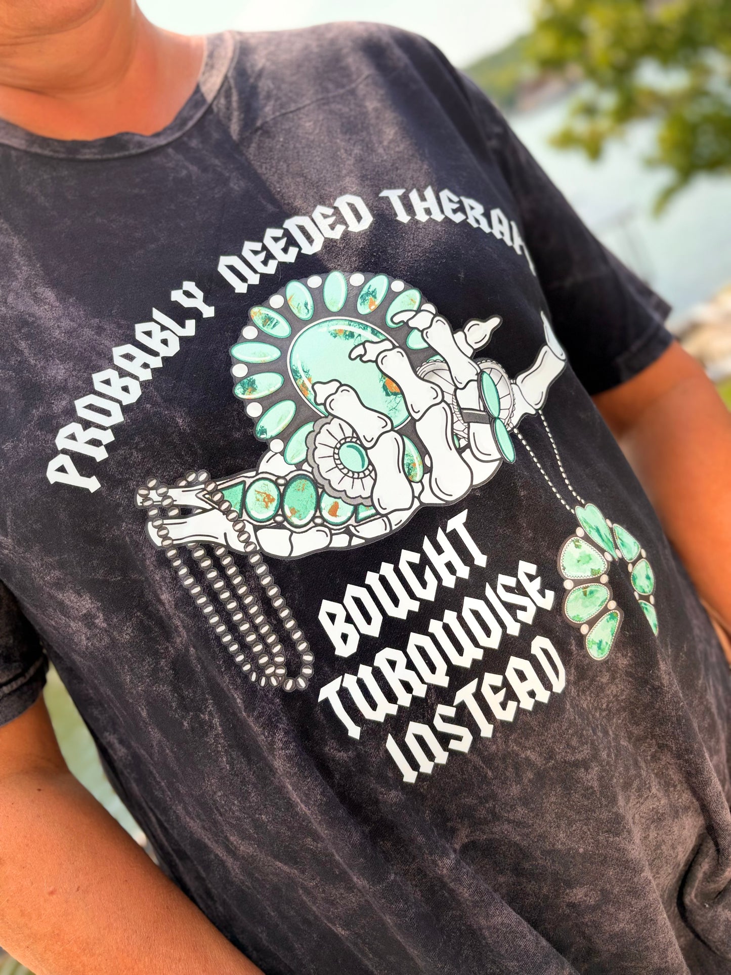 Turquoise Therapy Tee