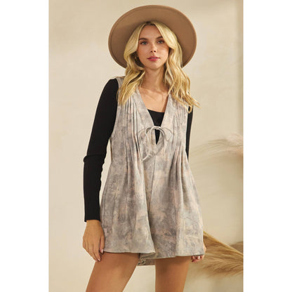Camo Cutie V Neck Romper
