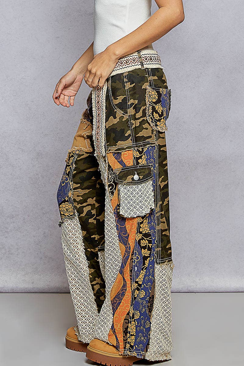 Camo Queen Patched Pant