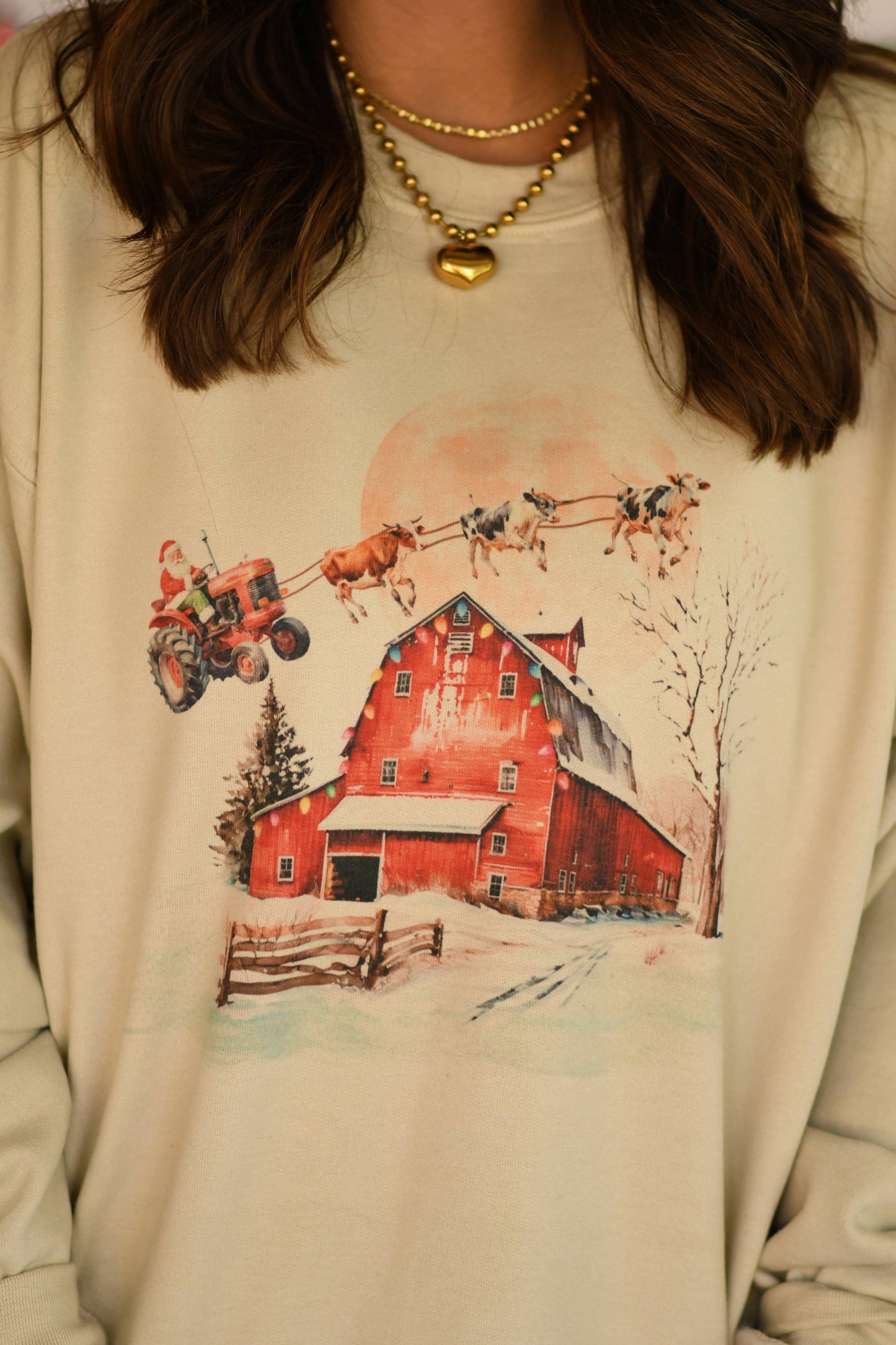 Santa Barn Sweatshirt