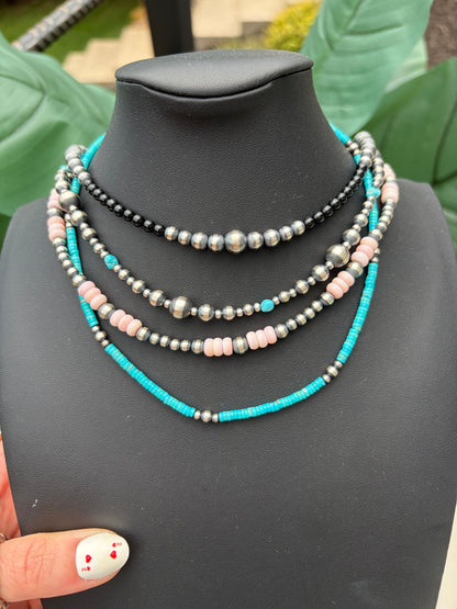 16" Desert Pearl Stacker Necklace Collection