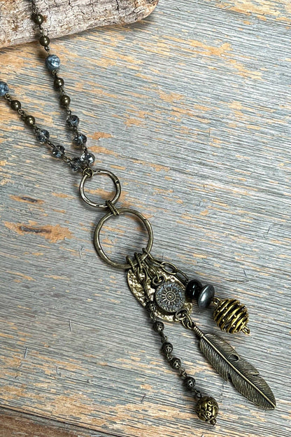 Acacia Necklace Feather