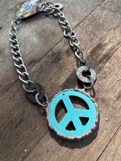 Peace Out Brooklyn Necklace