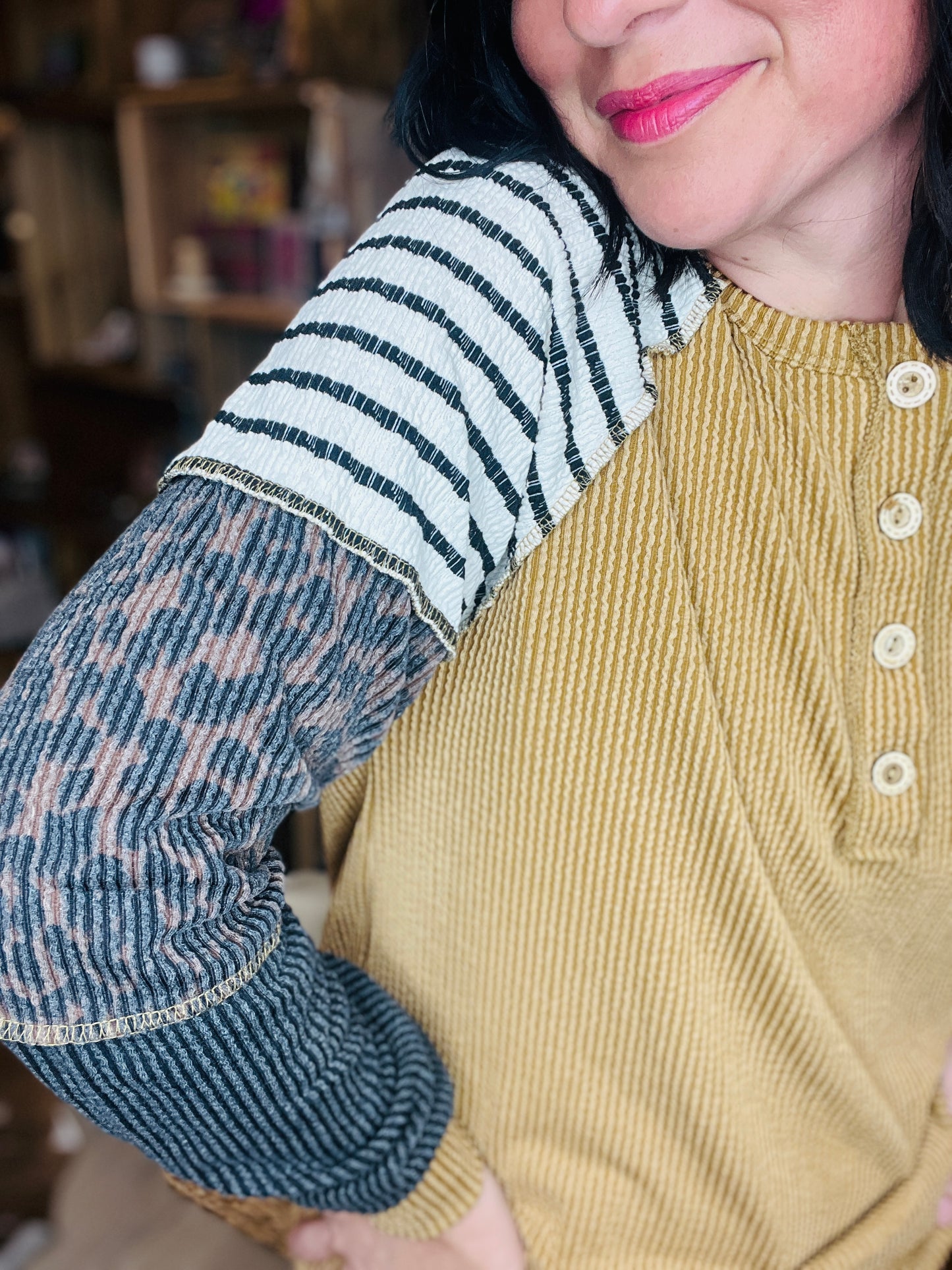 Urban Fall Mustard Top