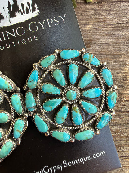 Wagon Wheel Full Cluster Earrings