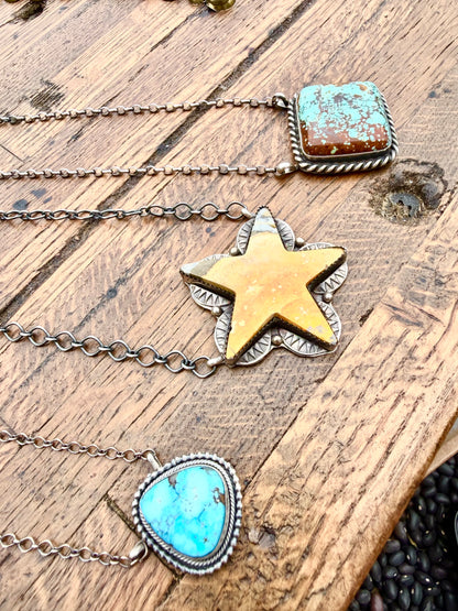 Largo Mine #8 Square Necklace