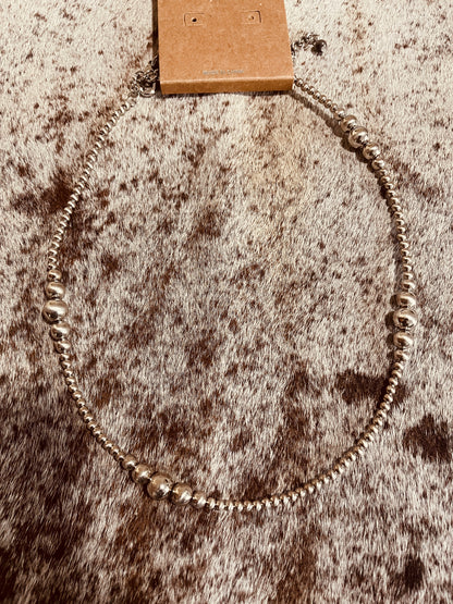4 Set Western Pearl Bead Necklace