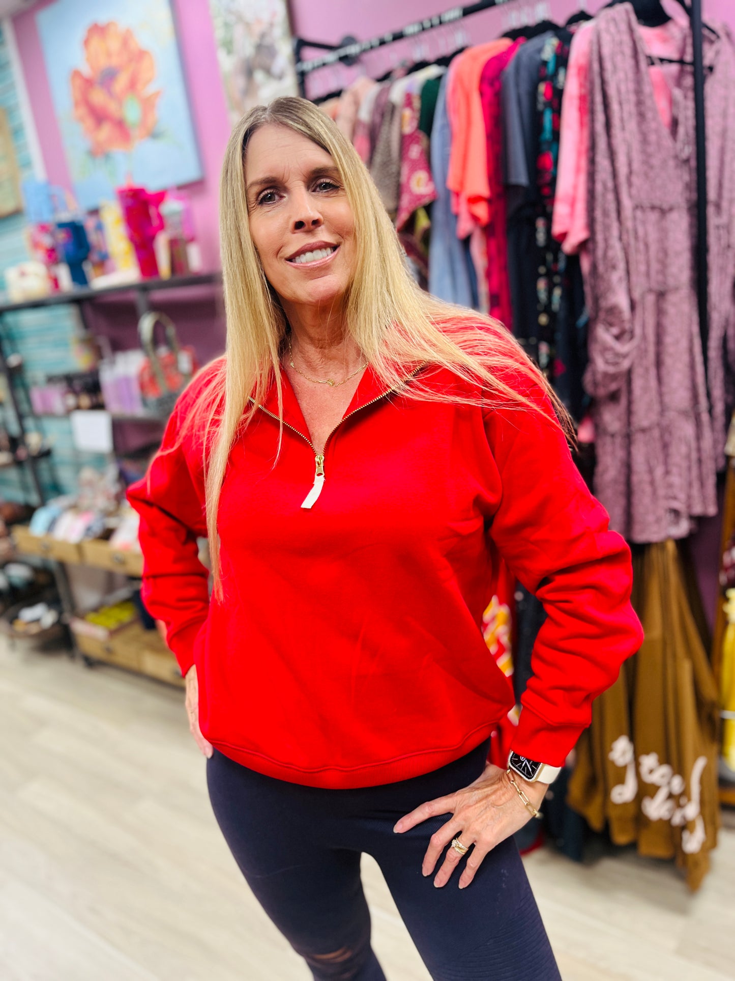 Gypsy Golden Zip Pullover
