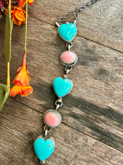 Vicky Hicks Sweetheart Lariat Necklace