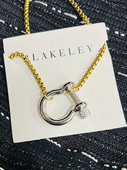 Horseshoe Charm Necklace