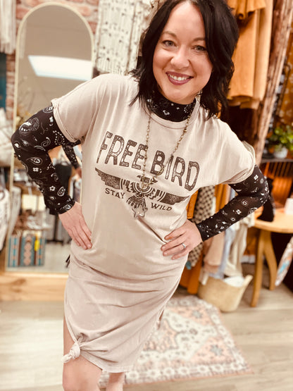 Dusty Rose FREEBIRD Dress