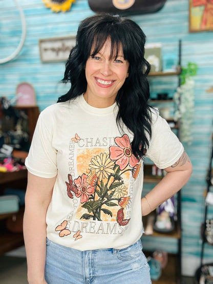 Chasing Dreams Floral Tee