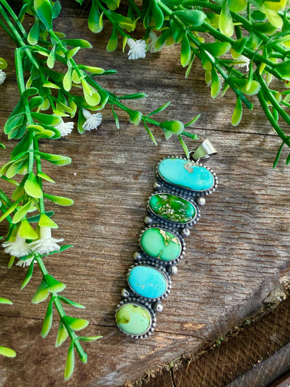 Skeets Sonoran Gold Multi Stone Pendant