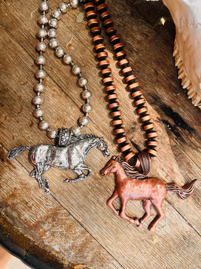 Wild Horses Statement Necklace