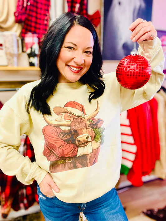 Santa Loves Longhorns Sweatshirt