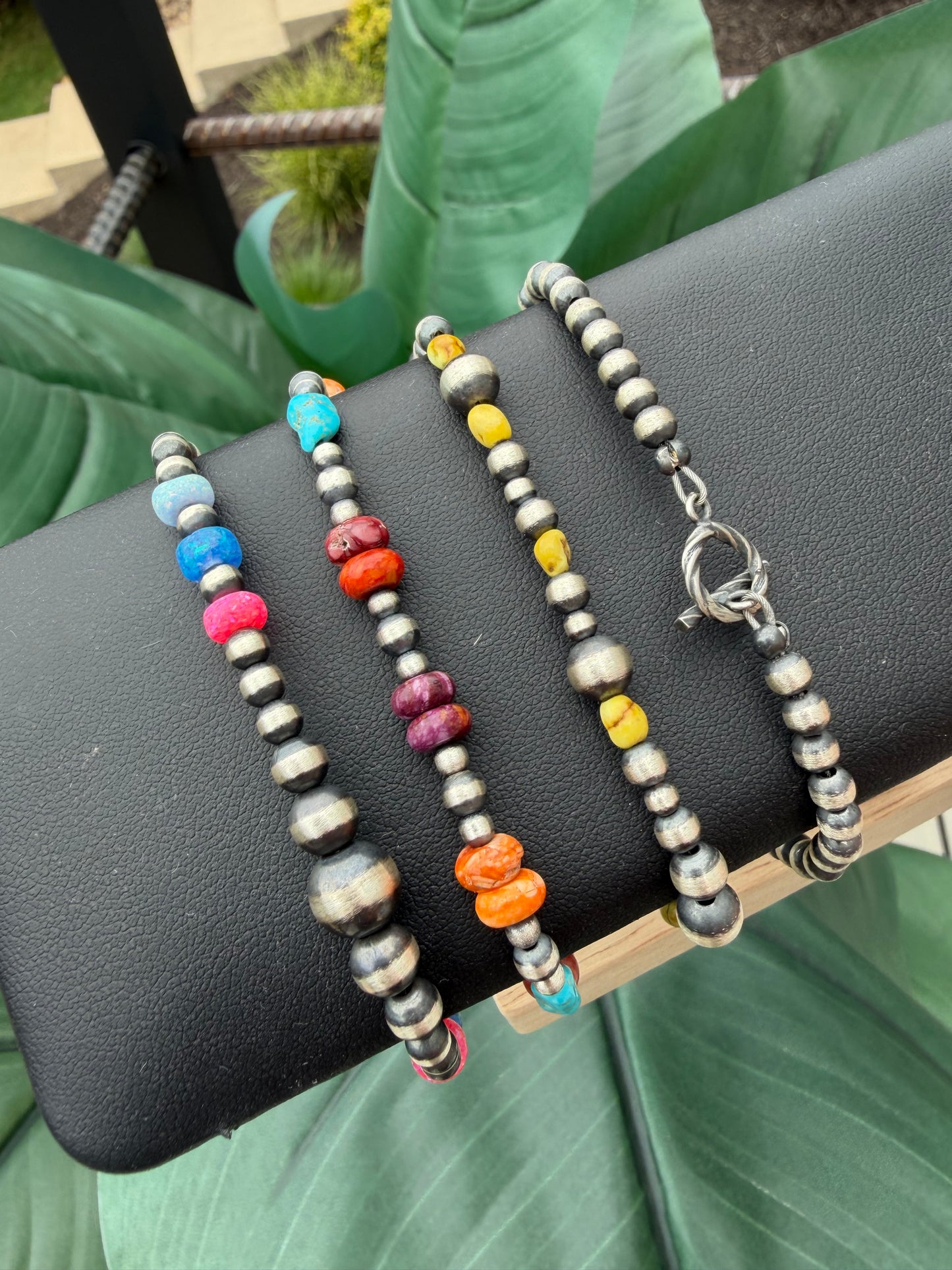 Desert Pearl Toggle Bracelets | Native Strung