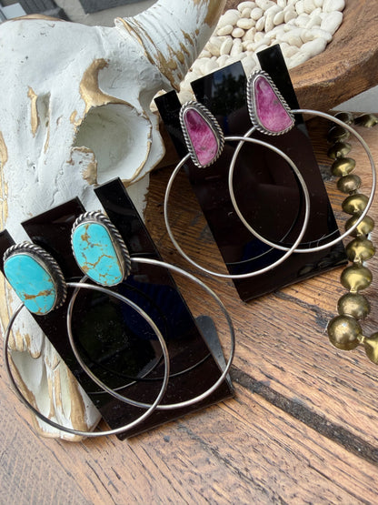 Eloise Kee Post Dangle Earrings