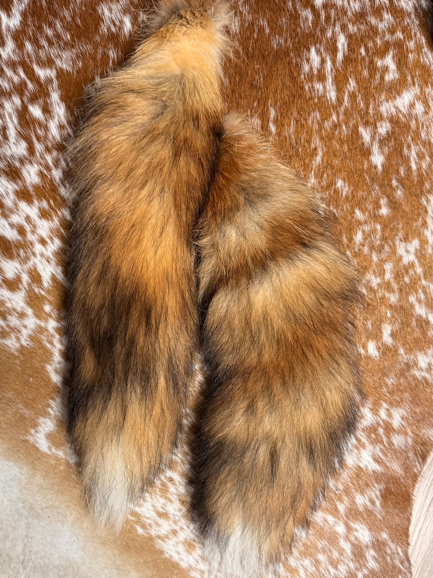 Natural Red Fox Tail