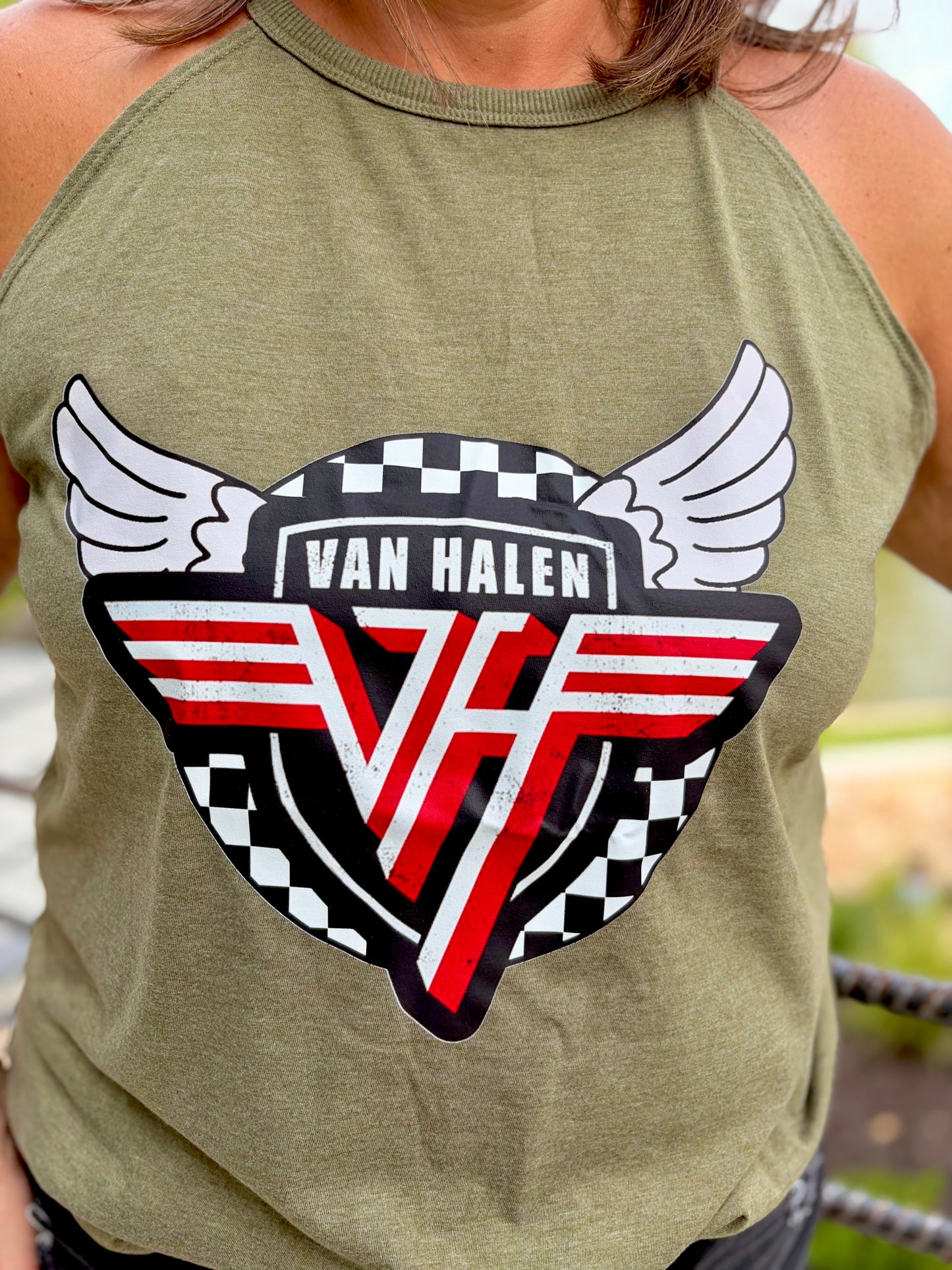 Halen be Wild Olive Tank Top