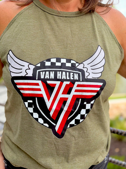 Halen be Wild Olive Tank Top