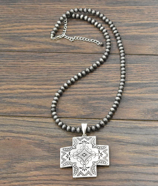 30" Wyoming Cross Necklace