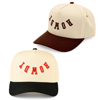 ROWDY Embroidered Canvas Trucker Cap