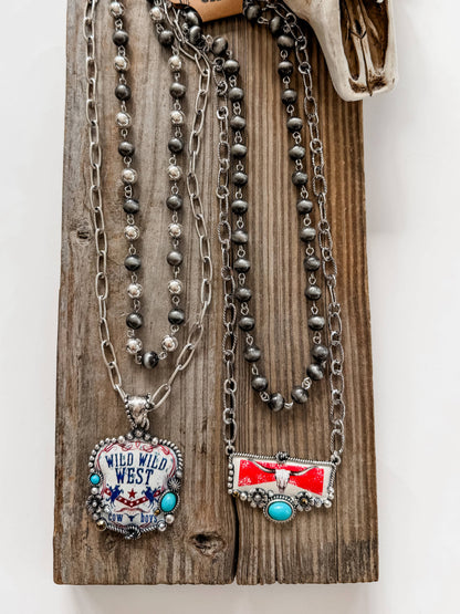 Wild West Pendant Necklaces