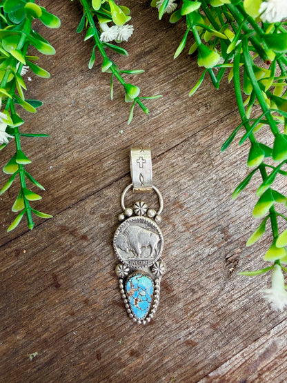 Golden Hill Buffalo Nickel Pendant