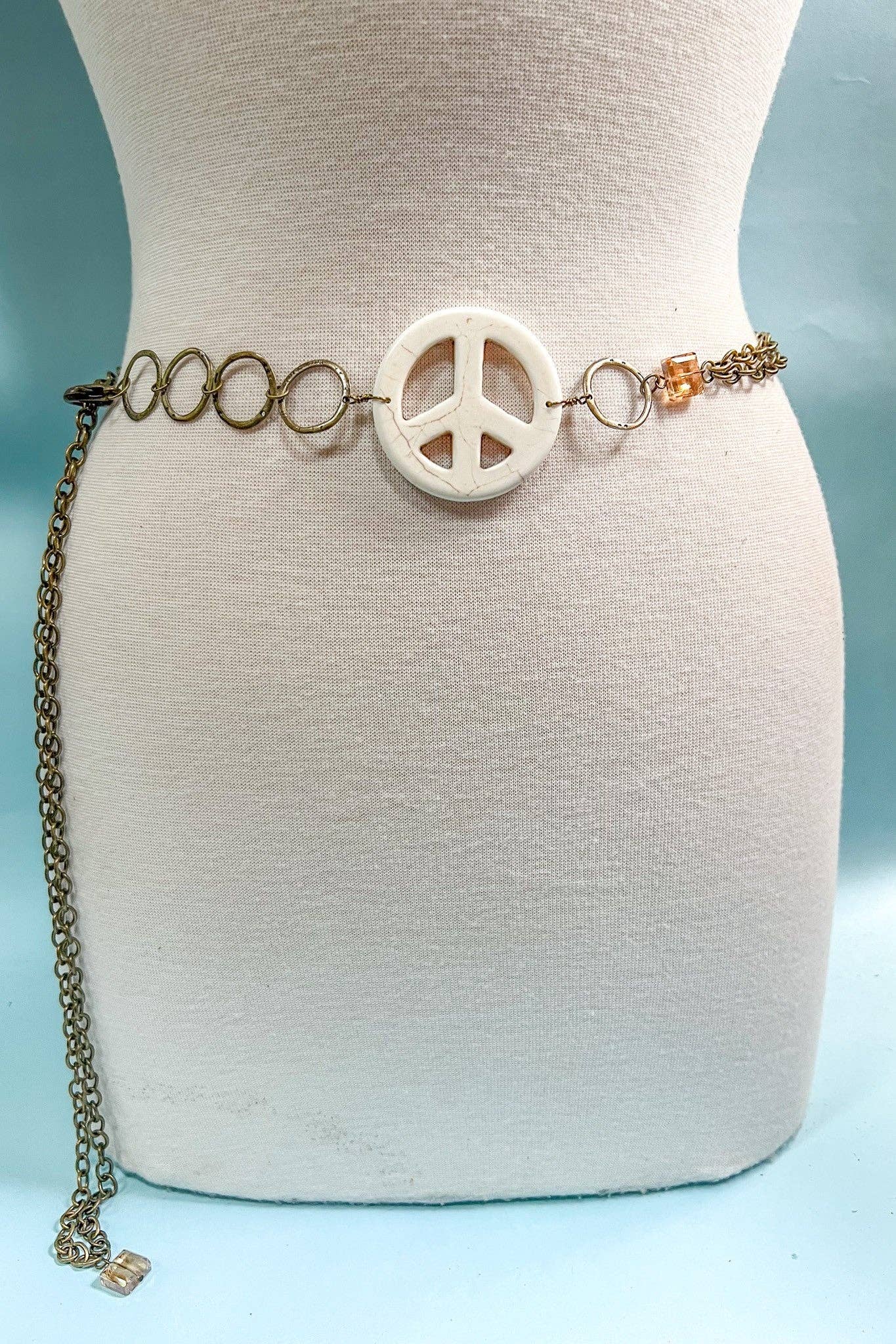 peace sign belt