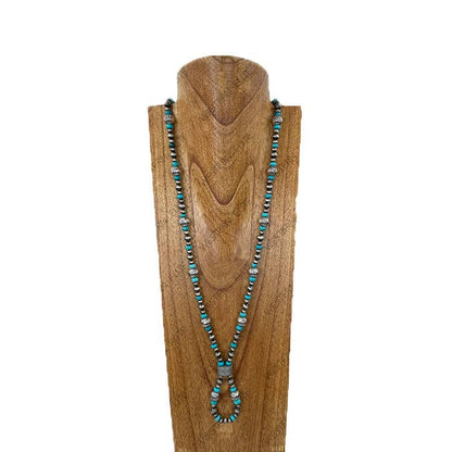 40'' Howdy Honey Faux Bead Jacla Necklace