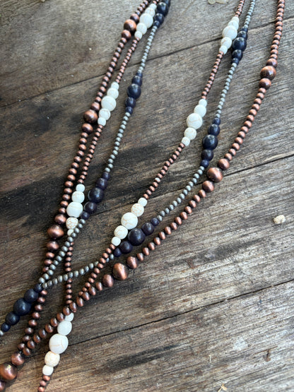 Westy Gal Faux Lariat Necklace