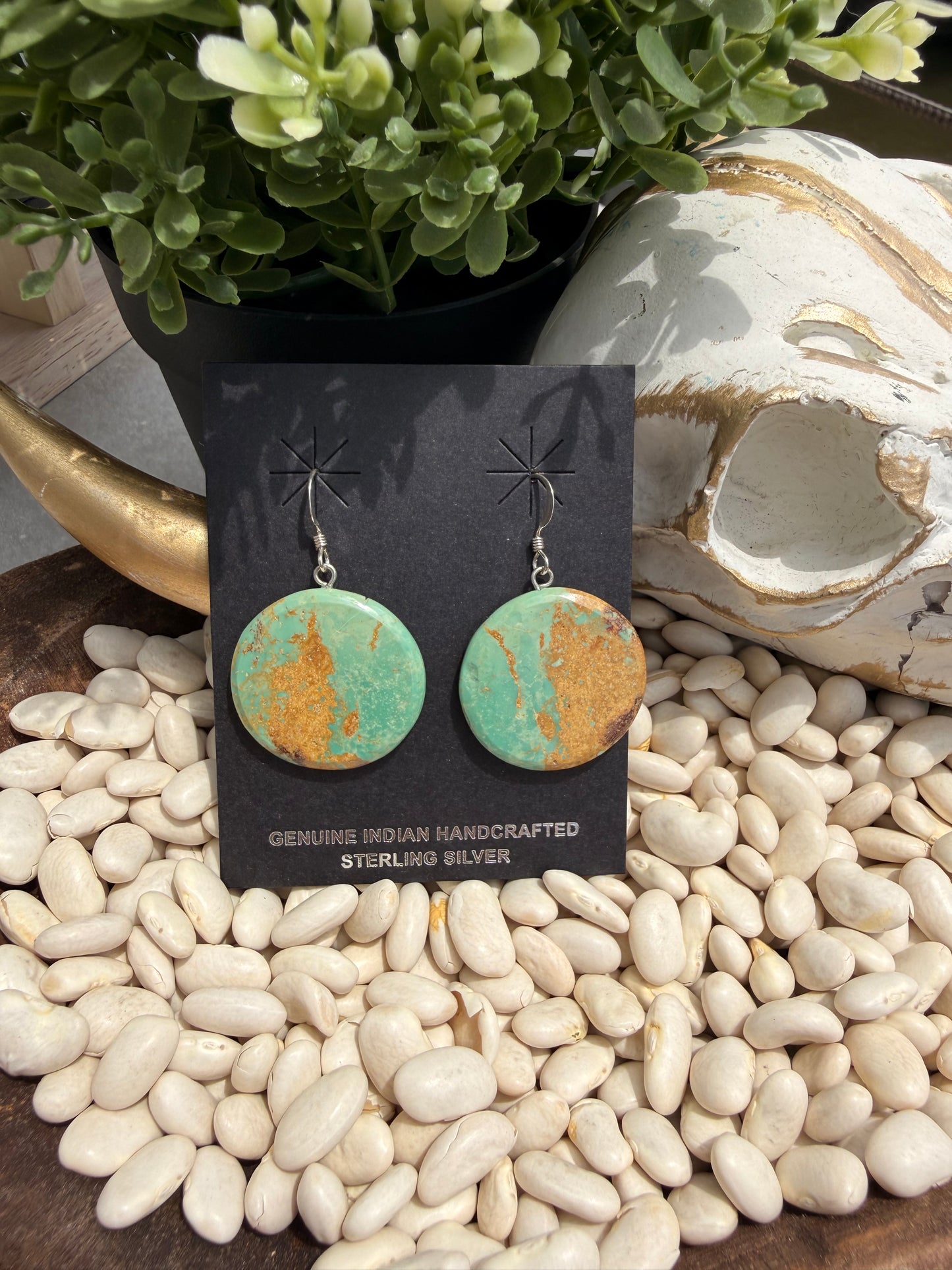 Keith Henry - Nacozari Turquoise Dangle Earrings