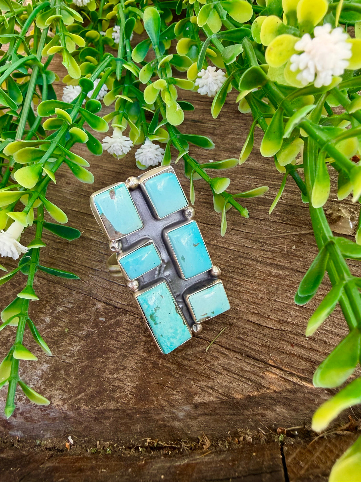 Sonoran Blue Turquoise Adjustable Ring
