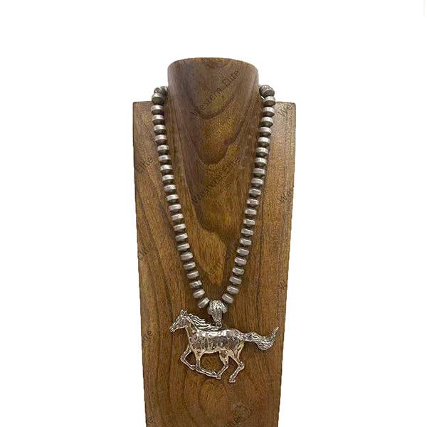 Wild Horses Statement Necklace