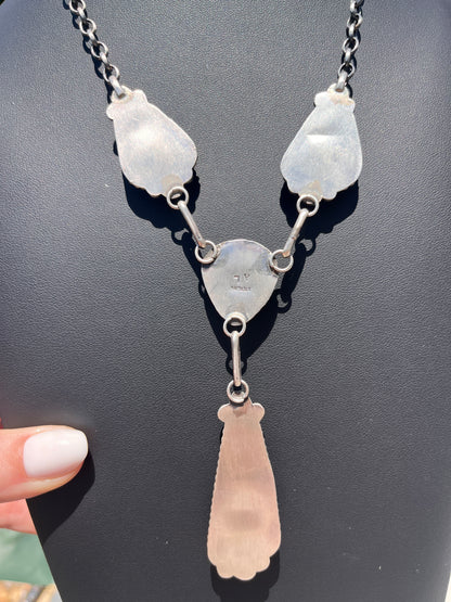 Augustine Largo - Purple Spiny Oyster Lariat Necklace