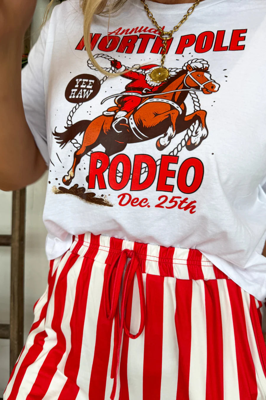 Northpole Rodeo Shirt | Western Christmas T-SHIRT