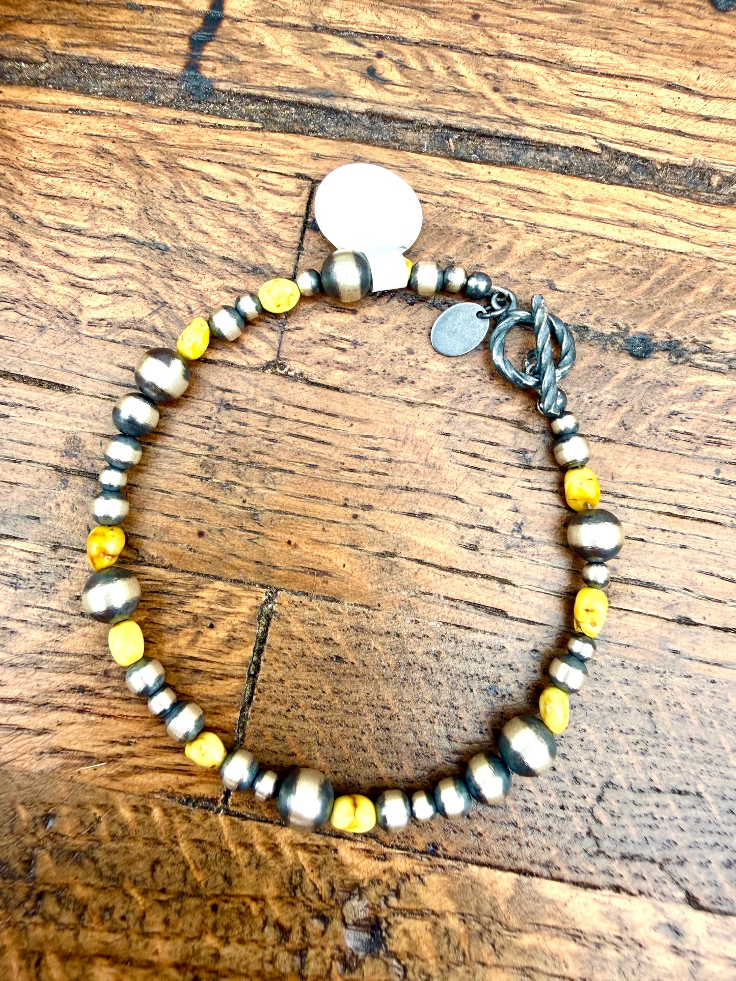 Desert Pearl Toggle Bracelets | Native Strung
