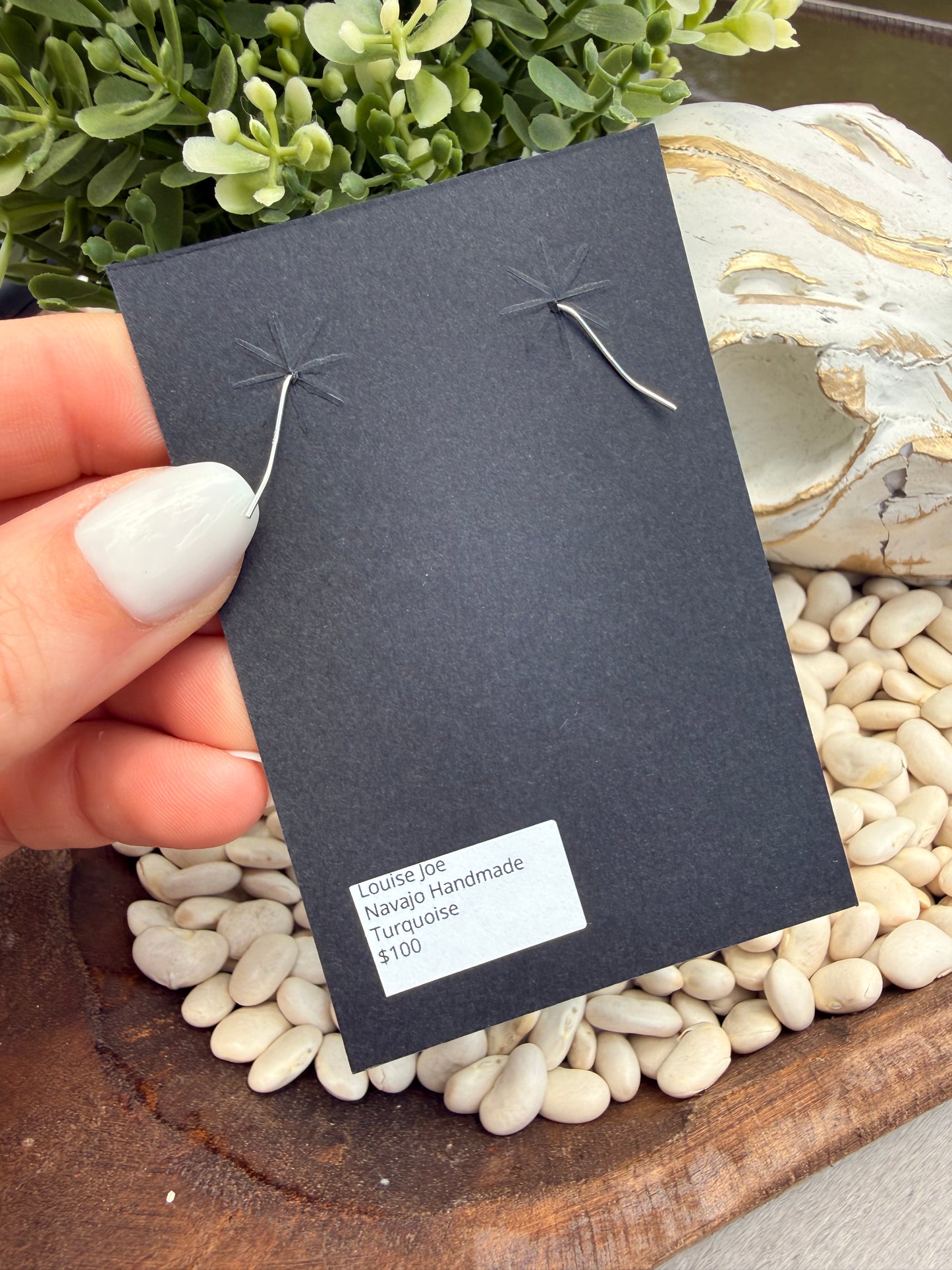 Louise Joe - Kingman Chip Dangle Earrings