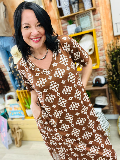 Meet Me In Wyoming Maxi Dress