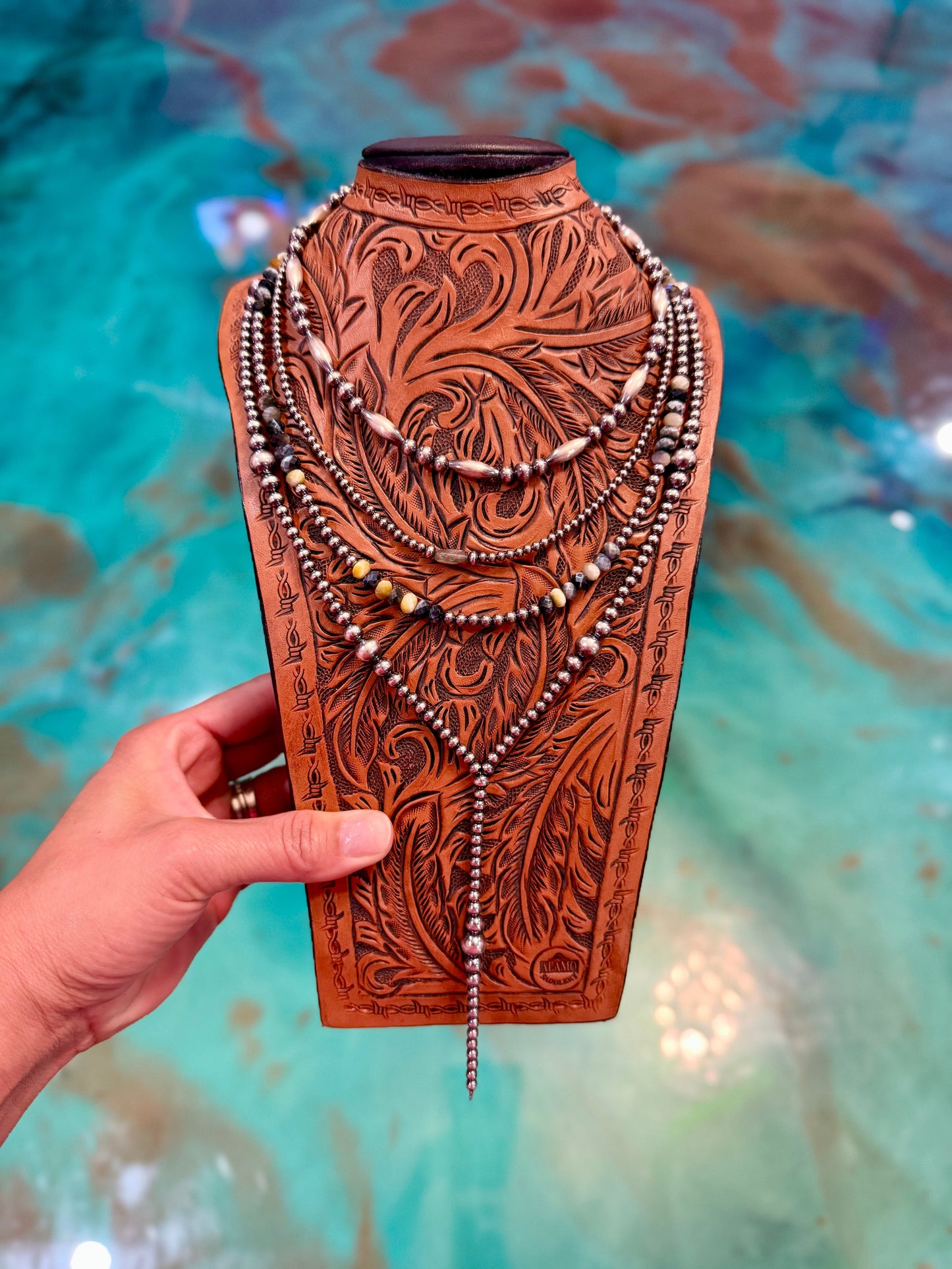 Sterling Silver & Natural Stone Stack- Pick Your Favorite