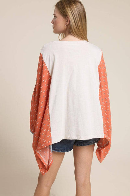 Ride Em' Cowboys Western Kantha Style Top