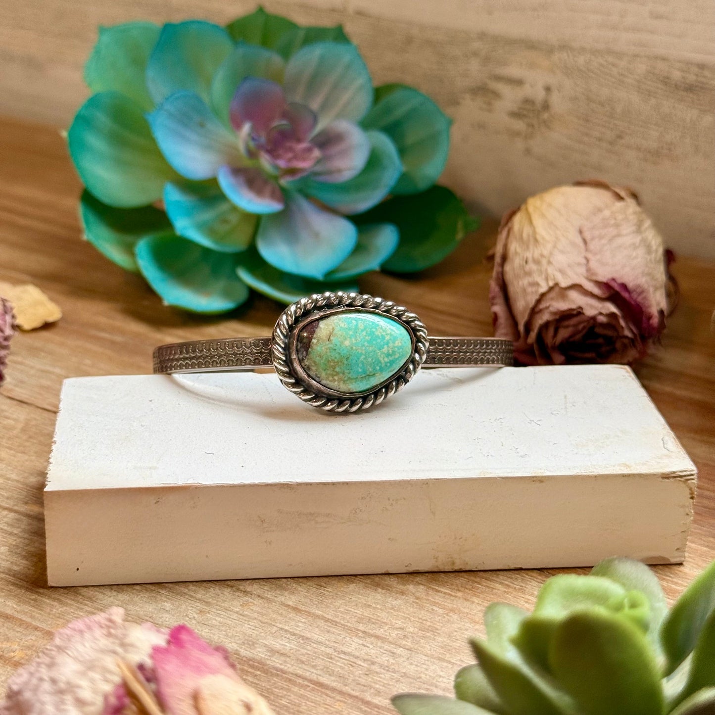 Copper & Turquoise Cuff Bracelet