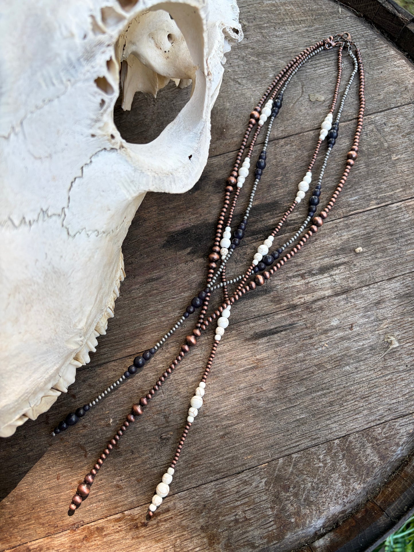 Westy Gal Faux Lariat Necklace