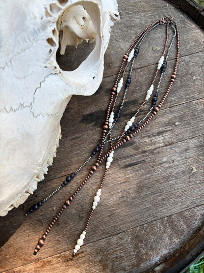 Westy Gal Faux Lariat Necklace