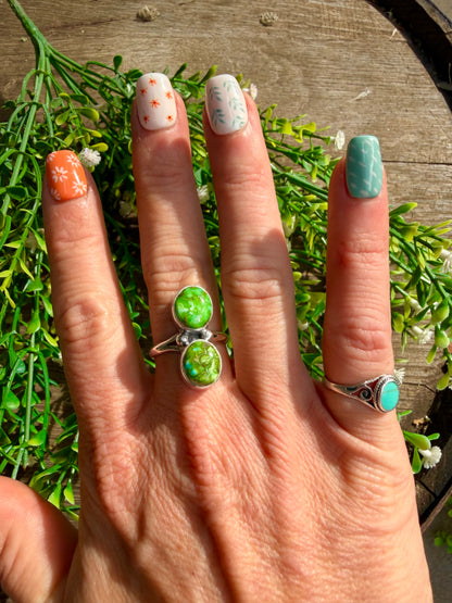 Sonoran Gold 2 Stone Rings